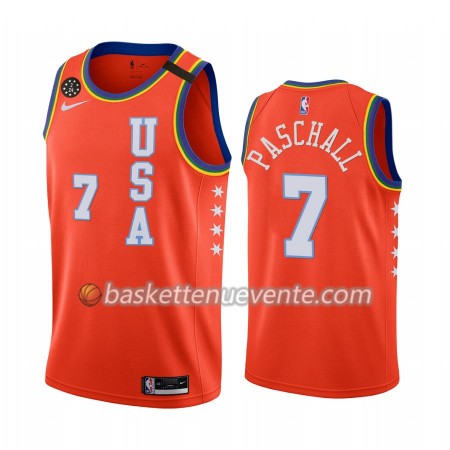Maillot Basket Golden State Warriors Eric Paschall 7 Nike 2020 Rising Star Swingman - Homme